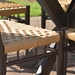 Low Country Vinyl Wicker Porch Swing - 77019
