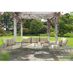Castelle Barclay Butera Savannah Outdoor Patio Set with Sofa and Lounge Chairs - CS-SAVANNAH-SET2