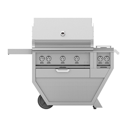Deluxe 36" Grill with Work Top and Double Side Burner 