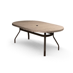 Homecrest Slate 42 inch by 72 inch Oval Dining Table - 374272DSL