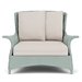 Lloyd Flanders Mandalay Wicker Oversized Lounge Chair Front View