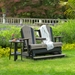 Luxcraft Balcony Sofa Glider with Side Table