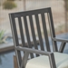 Aris Swivel Rocker Dining Arm Chair - 2733-SR