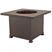 OW Lee Santorini 36" Square Chat Height Fire Pit - 5110-36SQC