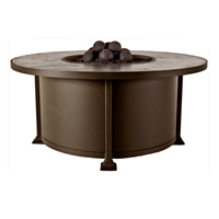 OW Lee Vulsini Round Chat Height Fire Pit Table - 5120-RDC