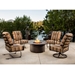 Outdoor fire pit table OW Lee