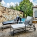 Kensington Pool Chaise Set with Side Table