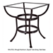 42" Round Porcelain Tile Top Dining Table - P42-XX-DT03