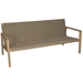 Royal Teak Admiral Sofa with Sand Wicker - ADS3