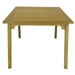 Royal Teak Admiral Dining Table - 40" x 70" - ADT70