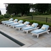 Seaside Casual Kingston Chaise Lounge with Cushions Set of 6 - SC-COMP-SET1