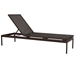 Cabana Club Woven Chaise Armless Loungers - 15" Seat Height