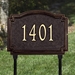 Williamsburg Standard Lawn Address Plaque - One Line - 1292
