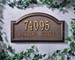Providence Arch Standard Wall Address Plaque - Two Line - 1305