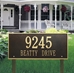 Hartford Estate Lawn Address Plaque - Two Line - 1327