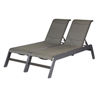 Windward Malibu MGP Sling Armless Double Chaise Lounge - W70102
