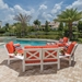 American made outdoor loveseat
