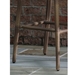 All Weather Wicker Padded Seat Armless Bar Stool - S593091
