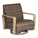 Motion base outdoor wicker seating