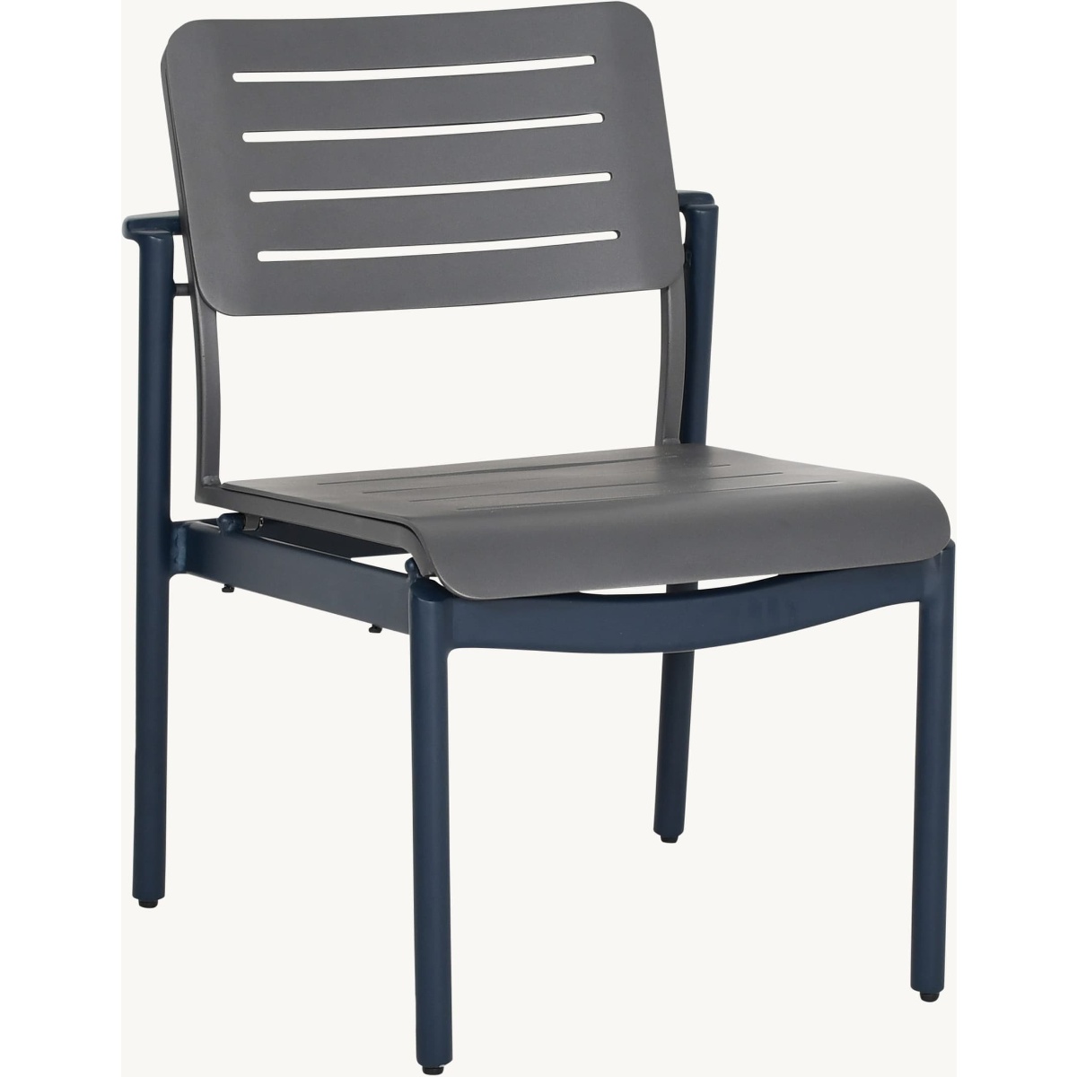 Castelle Davenport Stackable Slats Armless Dining Chair