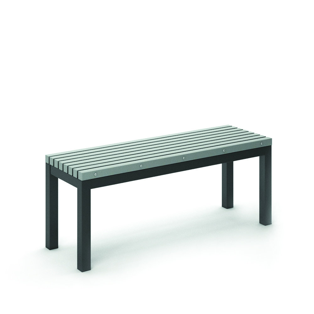 Homecrest Eden 15.5" x 48" Rectangular Cafe Bench - 261948