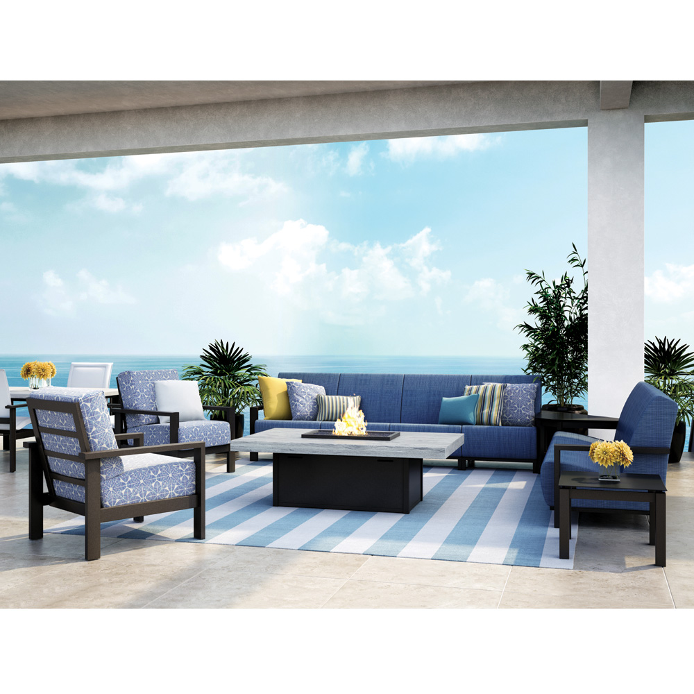 Homecrest Elements Air Patio Set with Fire Table - HC-ELEMENTSAIR-SET1