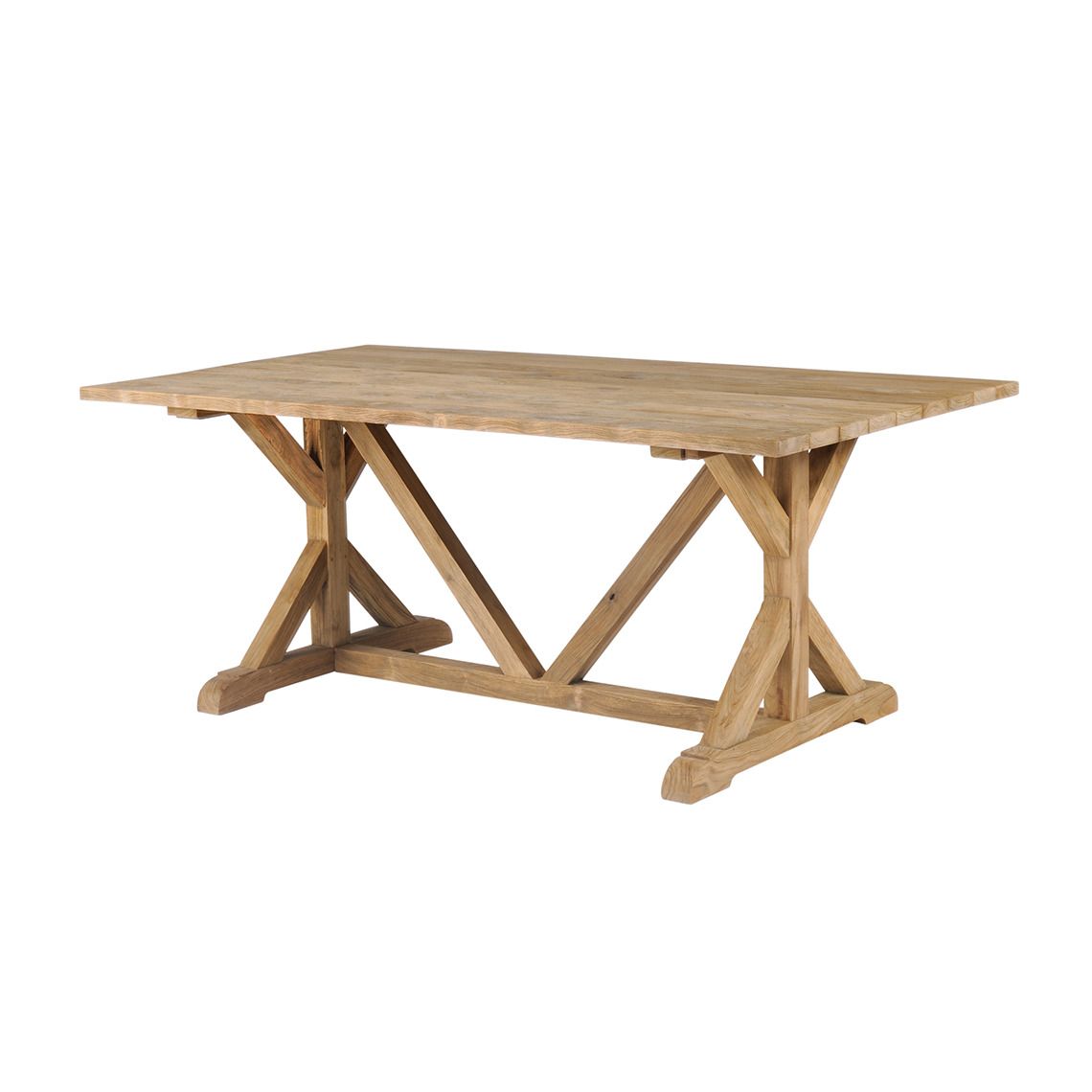 Kingsley Bate Provence 73" x 39" Rectangle Teak Farmhouse Table - PV73R