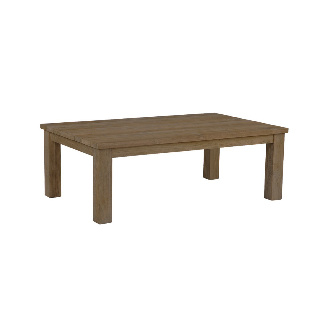 Kingsley Bate Tuscany 51" x 32" Rectangle Coffee Table in Vintage Teak - TN51