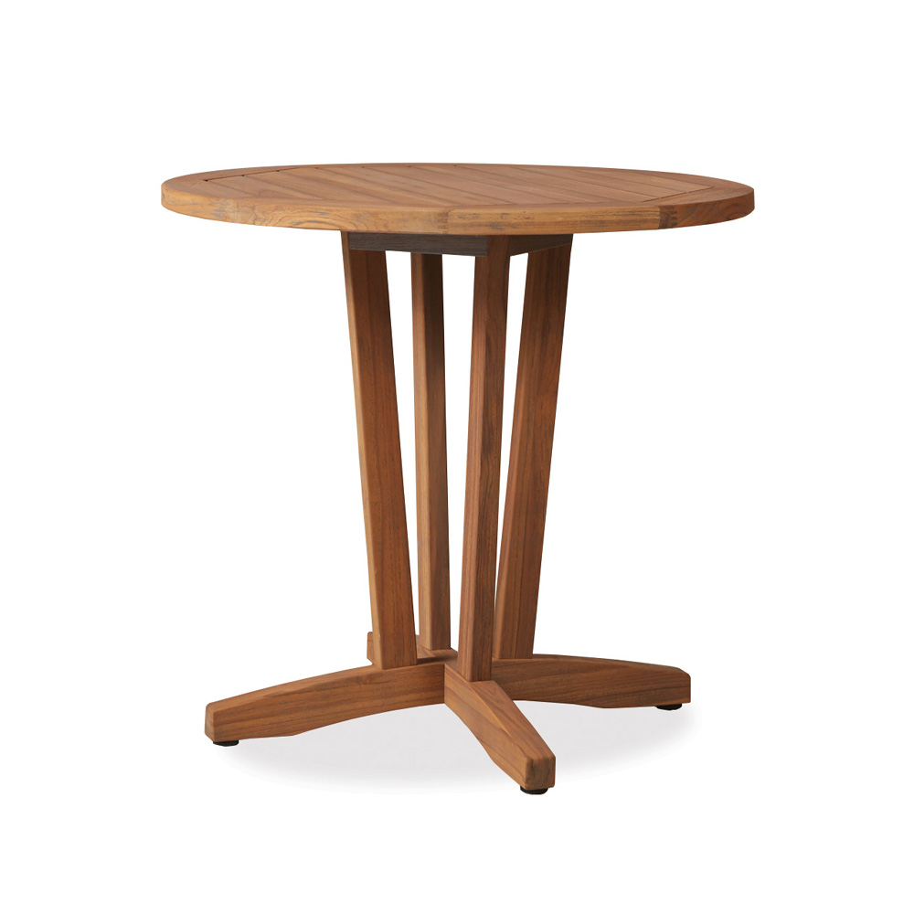 Lloyd Flanders Teak 30" Round Bistro Dining Table - 286136