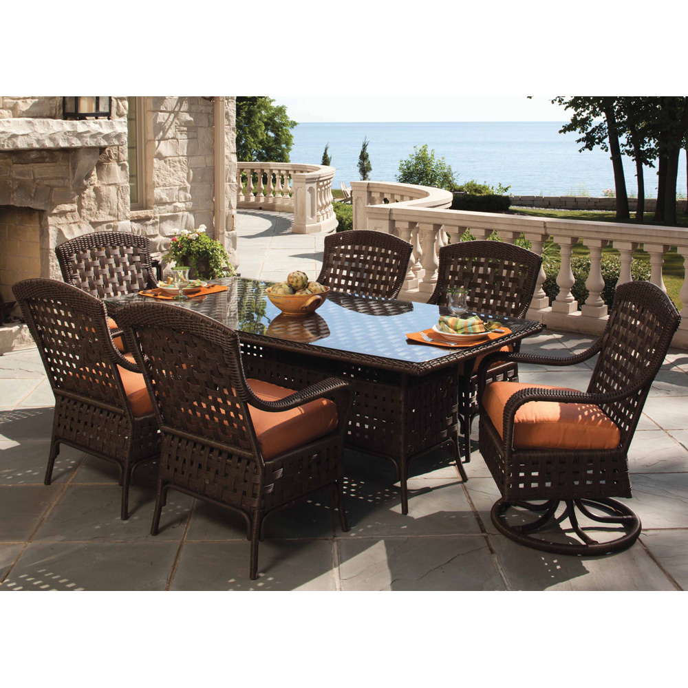 Lloyd Flanders Haven 7 Piece Patio Dining Set - LF-HAVEN-SET1
