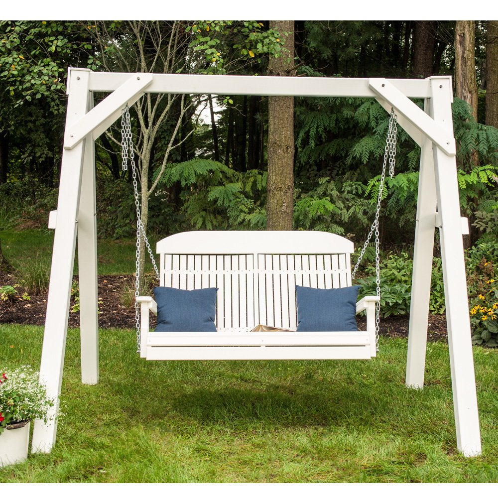 LuxCraft Classic Loveseat Swing and Stand - LC-CLASSIC-SET24