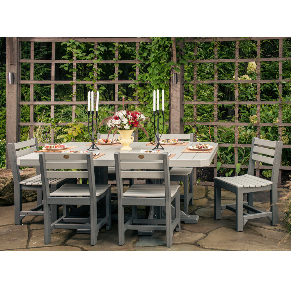 LuxCraft Classic Poly Dining Set for 6 - LC-CLASSIC-SET1