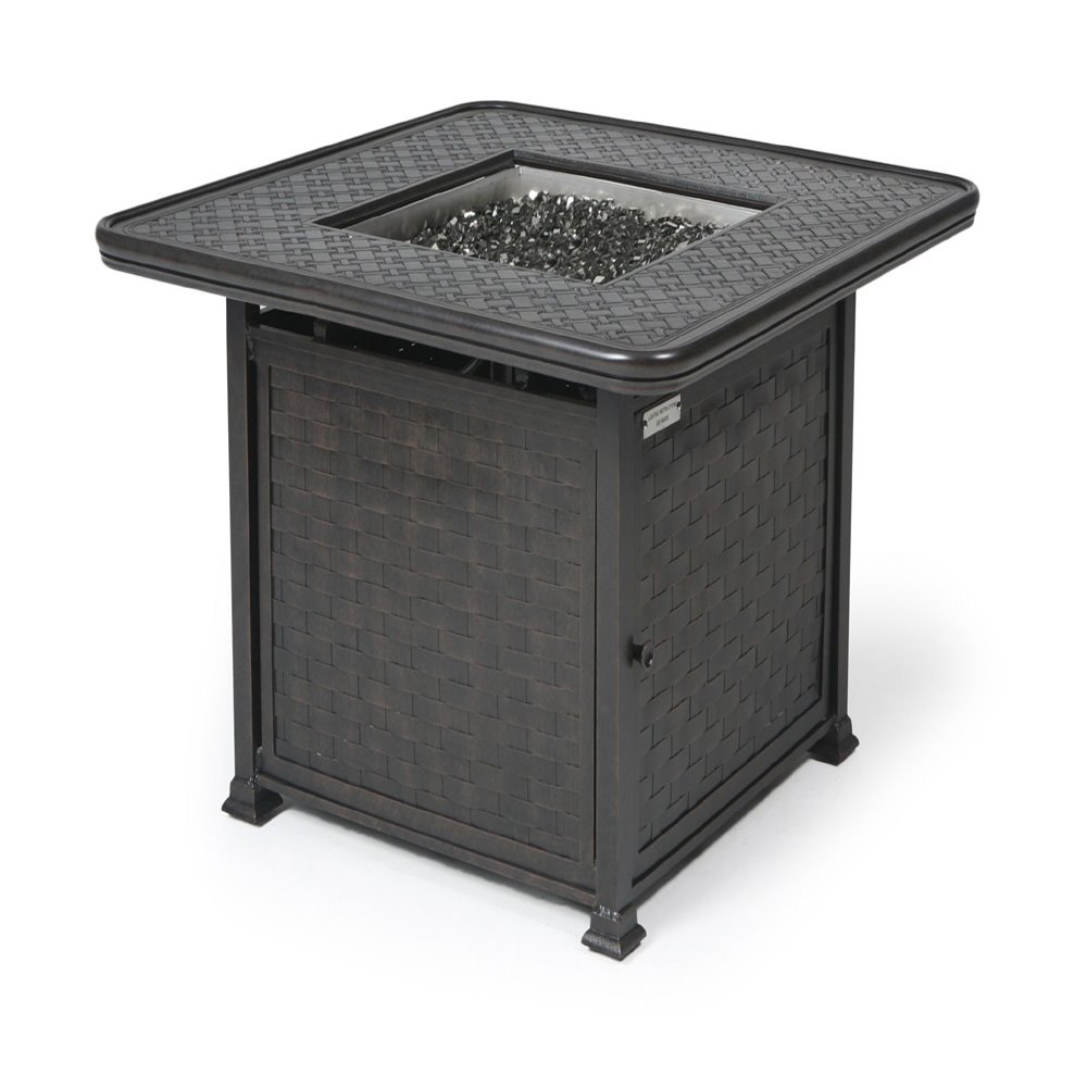 Mallin Cambria 42" Square Counter Height Fire Table - 9000 Cast Top - MF155-9143F
