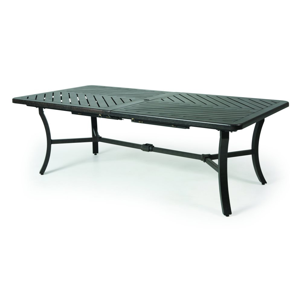 Mallin Fulton Rectangular Extension Umbrella Table - 86" to 128" - F-820U