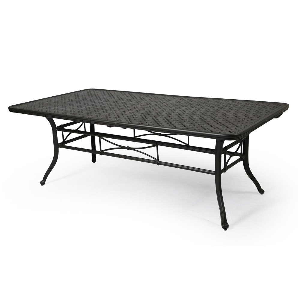 Mallin Napa Rectangular Extension Umbrella Dining Table - 86" to 128" - 9-820U