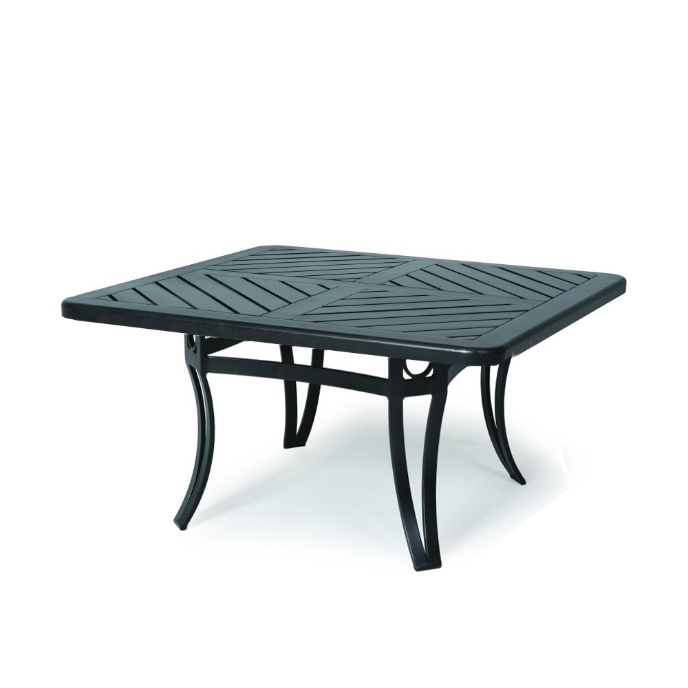Mallin Salinas Slat 42" Square Chat Height Table - BC7142-F142