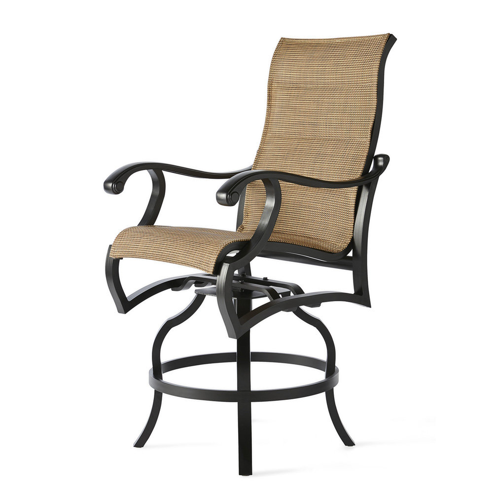 Mallin Volare Padded Sling Swivel Counter Stool - VO-370S