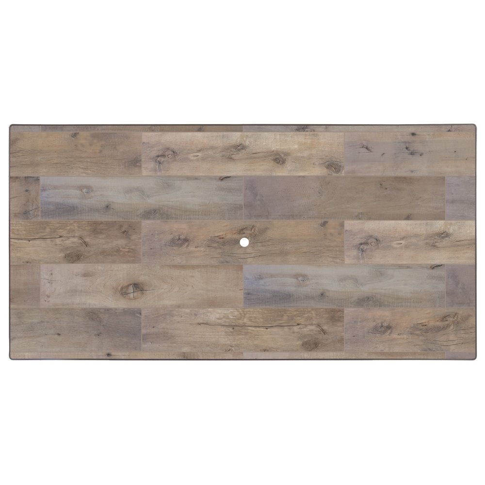 OW Lee 42" x 84" Rectangle with Umbrella Hole - D-4284RTU