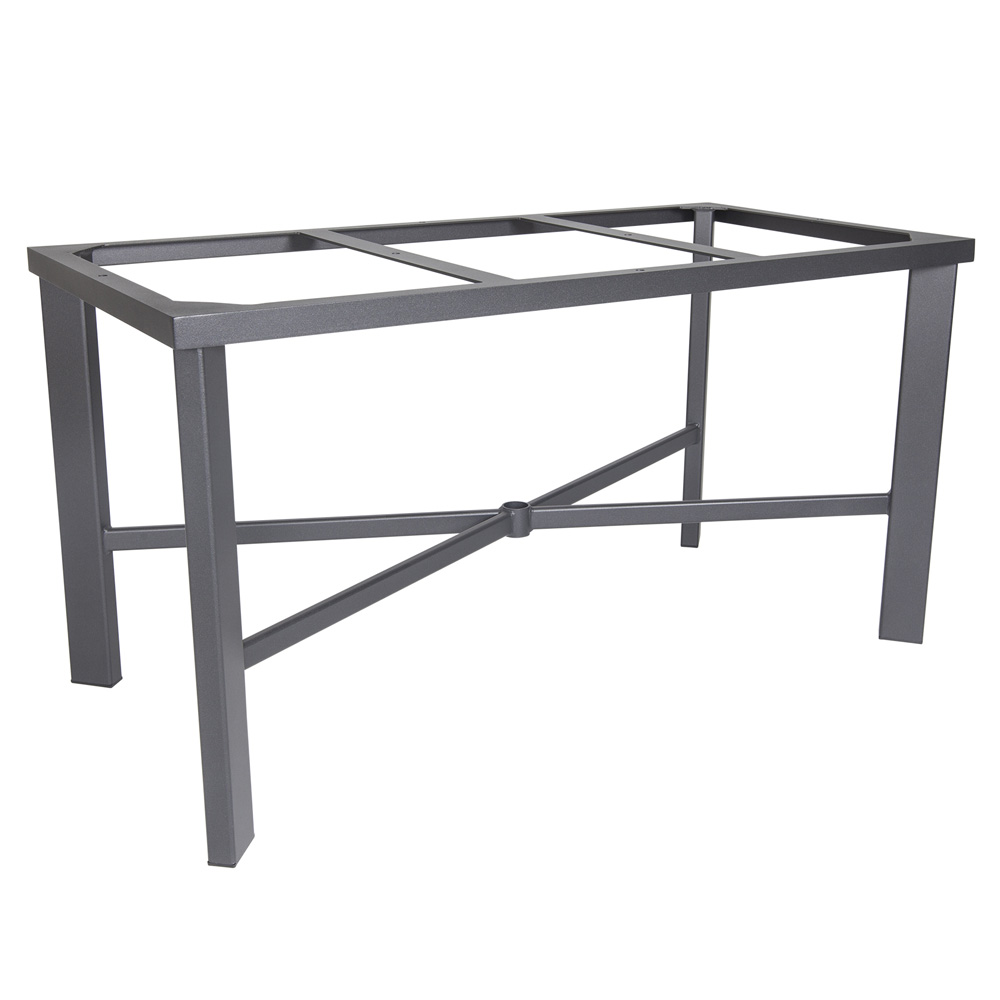 Modern Aluminum Rectangle Dining Table Base 