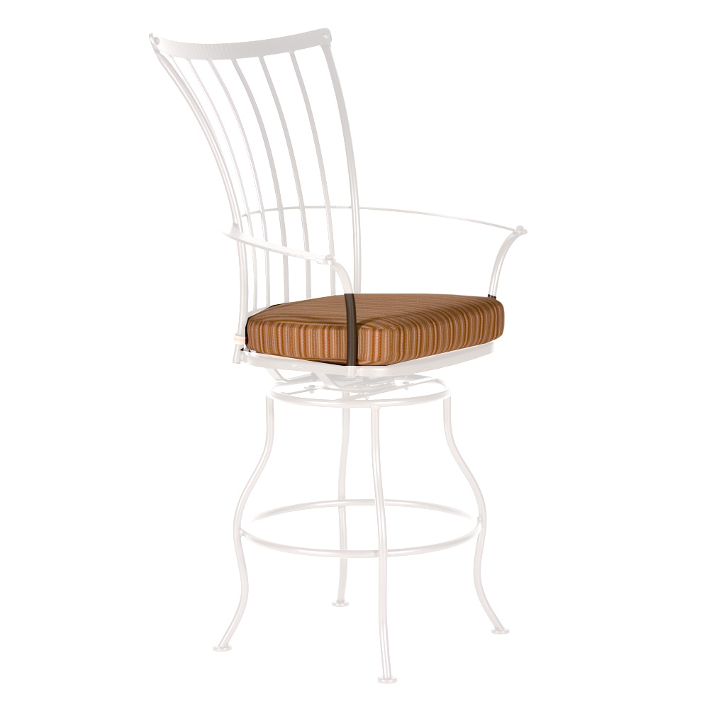 OW Lee Monterra Swivel Counter Stool With Arms Cushion - OW04-S-SCS