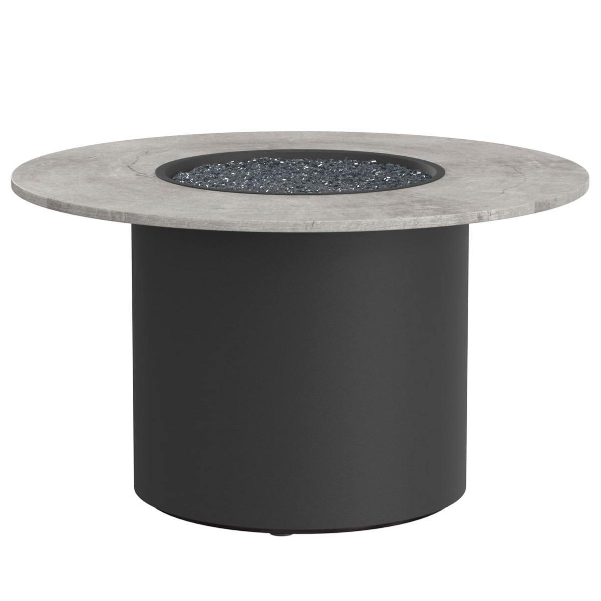 OW Lee Nova 42" Round Chat Height Aluminum with Dekton Top - 5163-42RDC