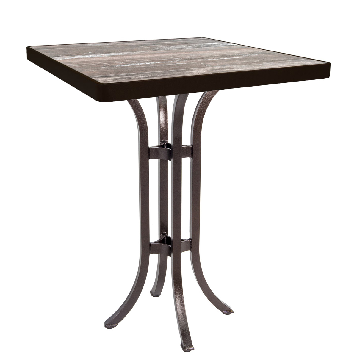 OW Lee 24" Square Counter Height Table with Standard Aluminum Base - AT-CT01_24SQ