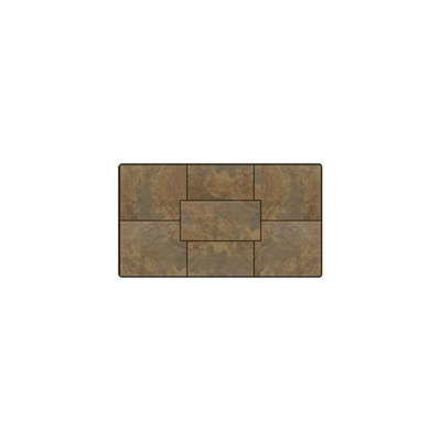 OW Lee Fresco Series 28 inch by 50 inch Porcelain Tile Top - P-2850RT