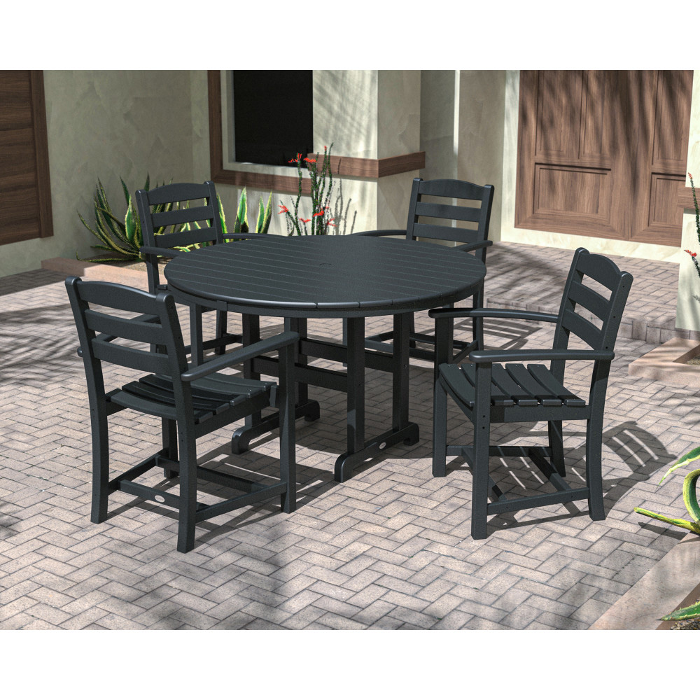 La Casa Cafe 5 Piece Patio Dining Set 