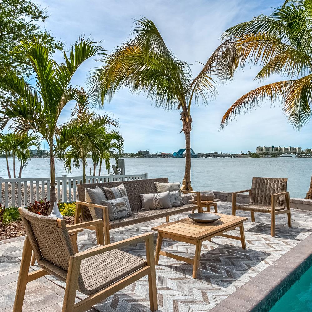 Royal Teak Admiral Outdoor Wicker and Teak Set - RT-ADMIRAL-SET13