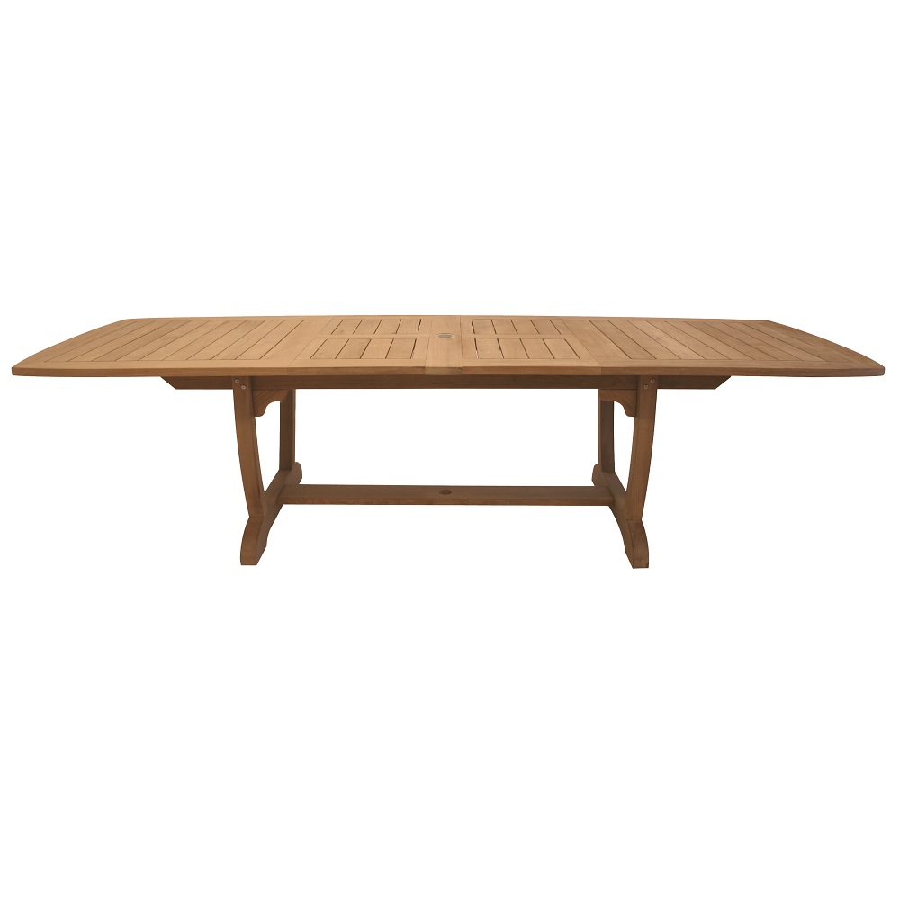 Royal Teak Teak Gala 64-84-96" Double Leaf Expansion Table - GALA64