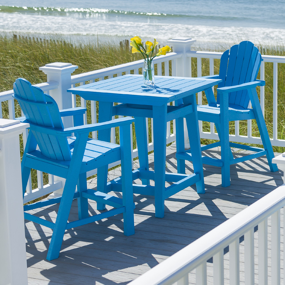 Seaside Casual Classic Adirondack Balcony Set for 2 - SC-CLASSIC-SET8