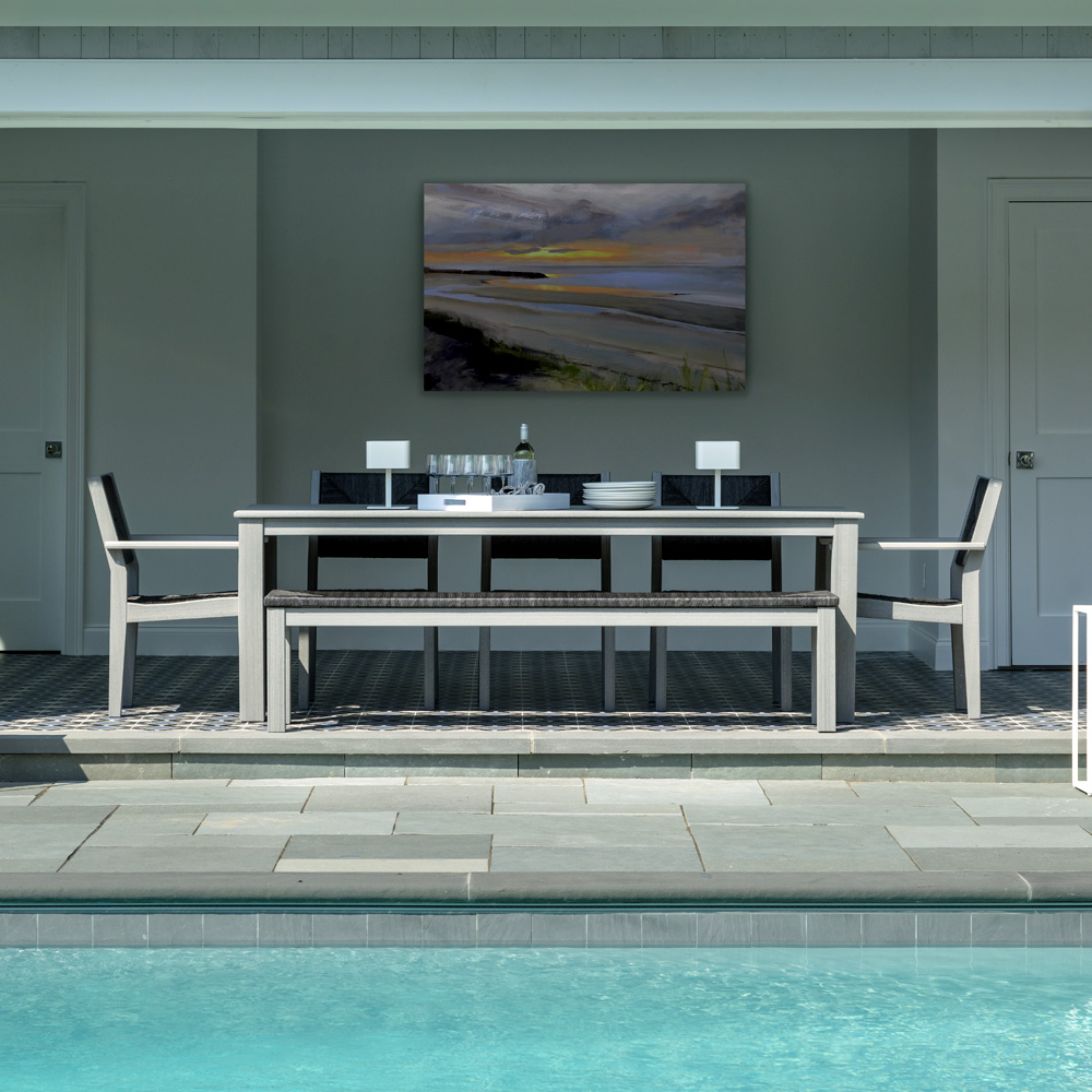 Seaside Casual Greenwich Woven Dining Set - SC-GREENWICH-SET2