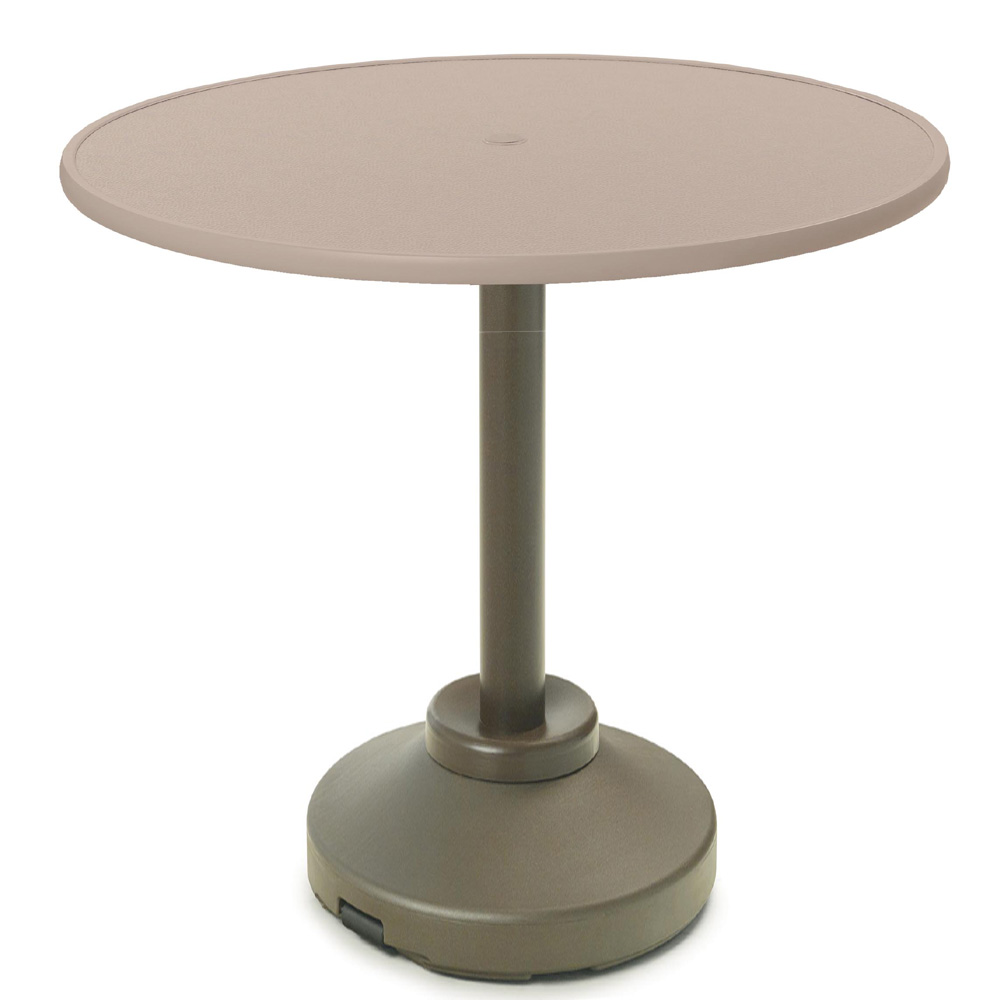 Telescope Casual 42" Round Cascade MGP Bar Table with Weighted Pedestal Base - T900-4P20