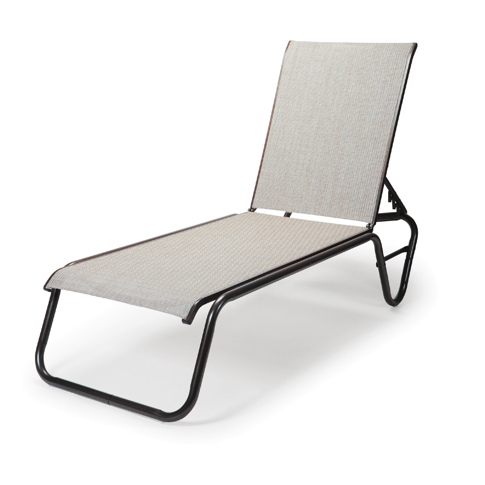 Telescope Casual Gardenella Sling Armless Stacking Chaise Lounger